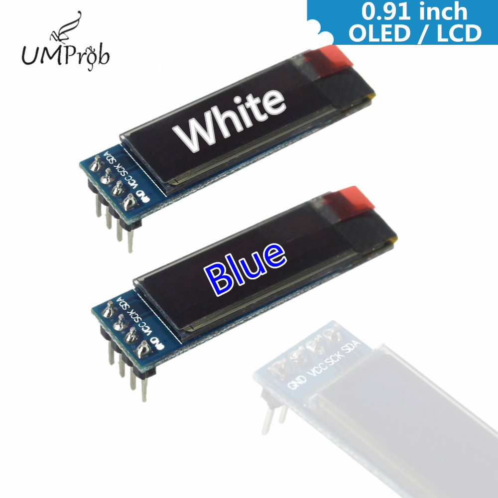 0.91 Inch 128x32 IIC I2C White - Ssd1306 review and price