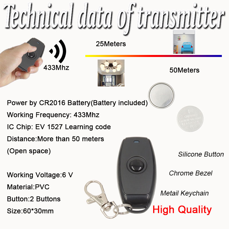 433mhz DC 3.6V 6V 12V 24V 1CH  - Relay Module 1 Channel review and price