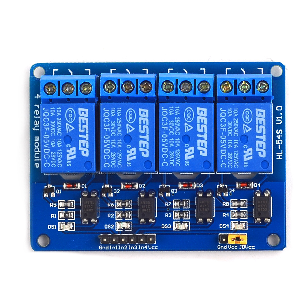 5V 4 Channel Relay Module 4-ch - Relay Module 4 Channel review and price