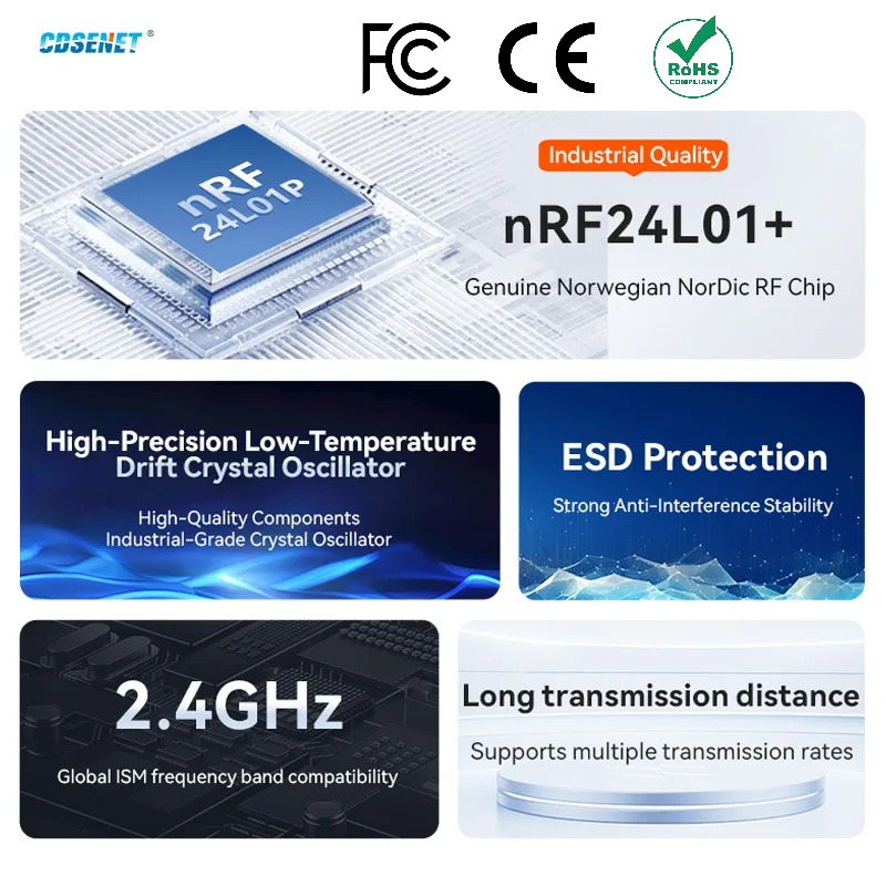 2pcs nRF24L01+ PA LNA 2.4GHz W - Nrf24L01 review and price