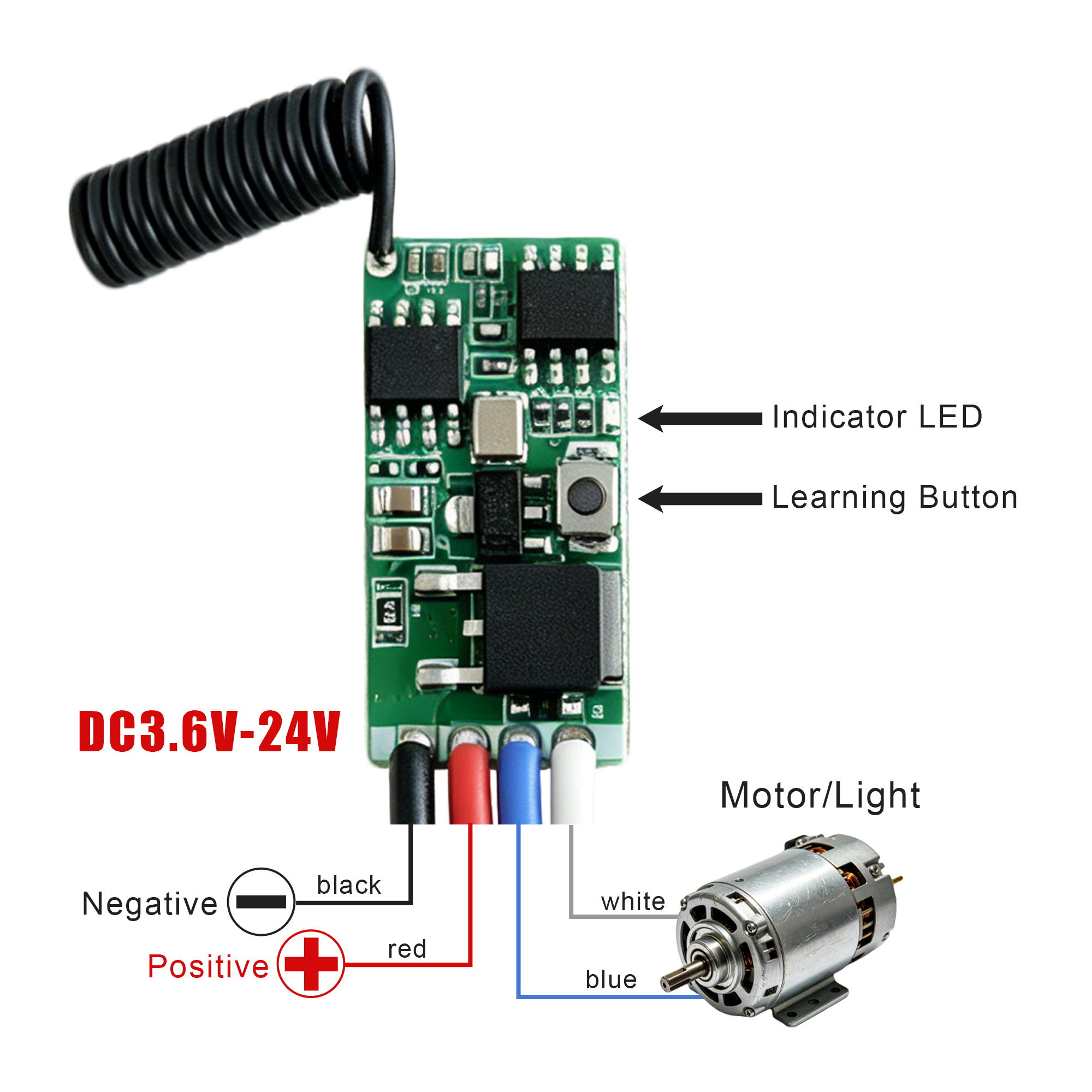 DC 3.7V-24V 433MHz Mini Wirele - Ir Remote Module review and price