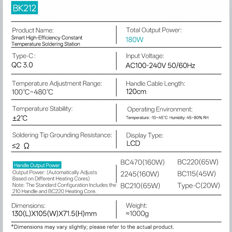 Bakon BK212 Smart Soldering St - Soldering Iron Temperature Probe review and price