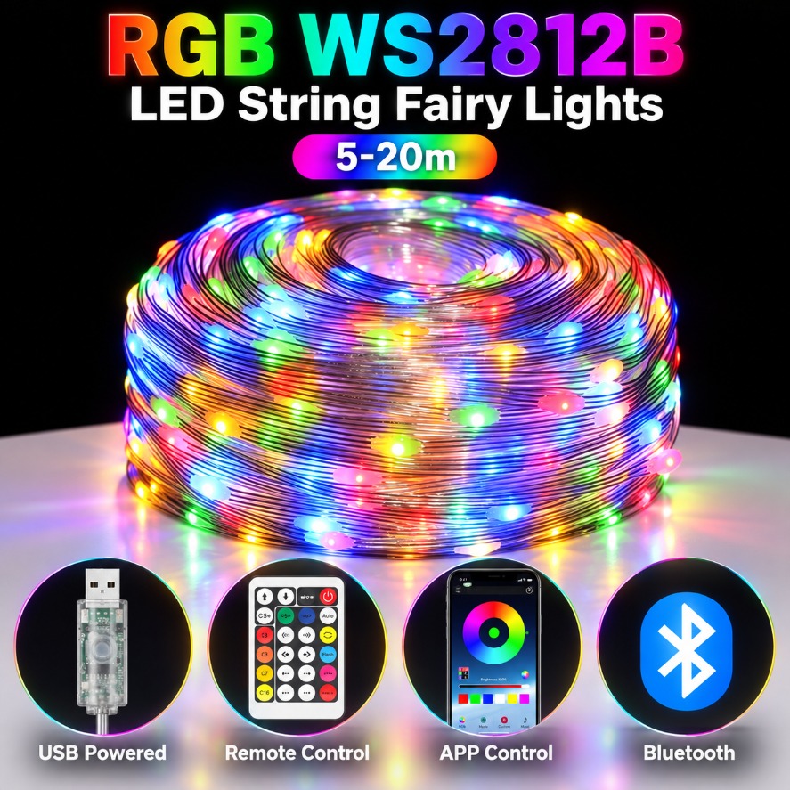 5-20m WS2812B RGB LED Fairy St - Ws2812B review and price