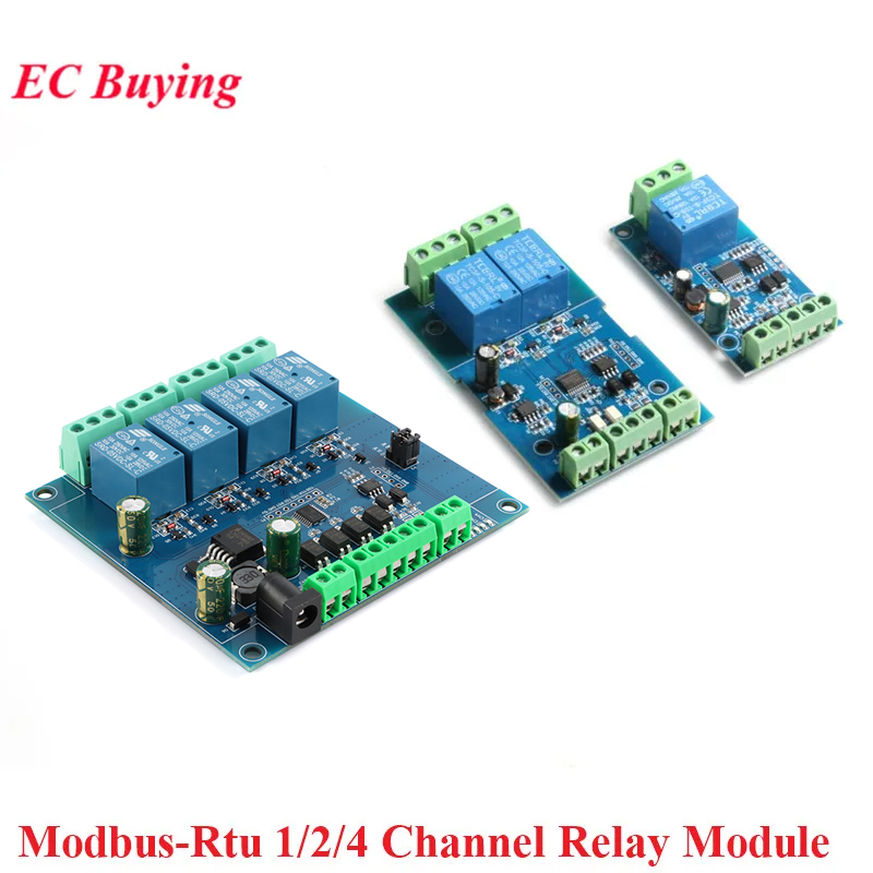 Modbus RTU Relay Module 1 2 4  - Relay Module 4 Channel review and price
