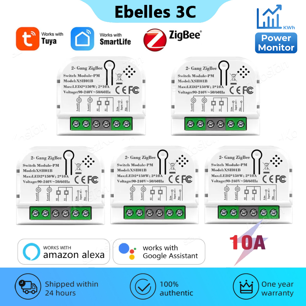 1/2 Channels 10A Tuya ZigBee S - Relay Module 1 Channel review and price
