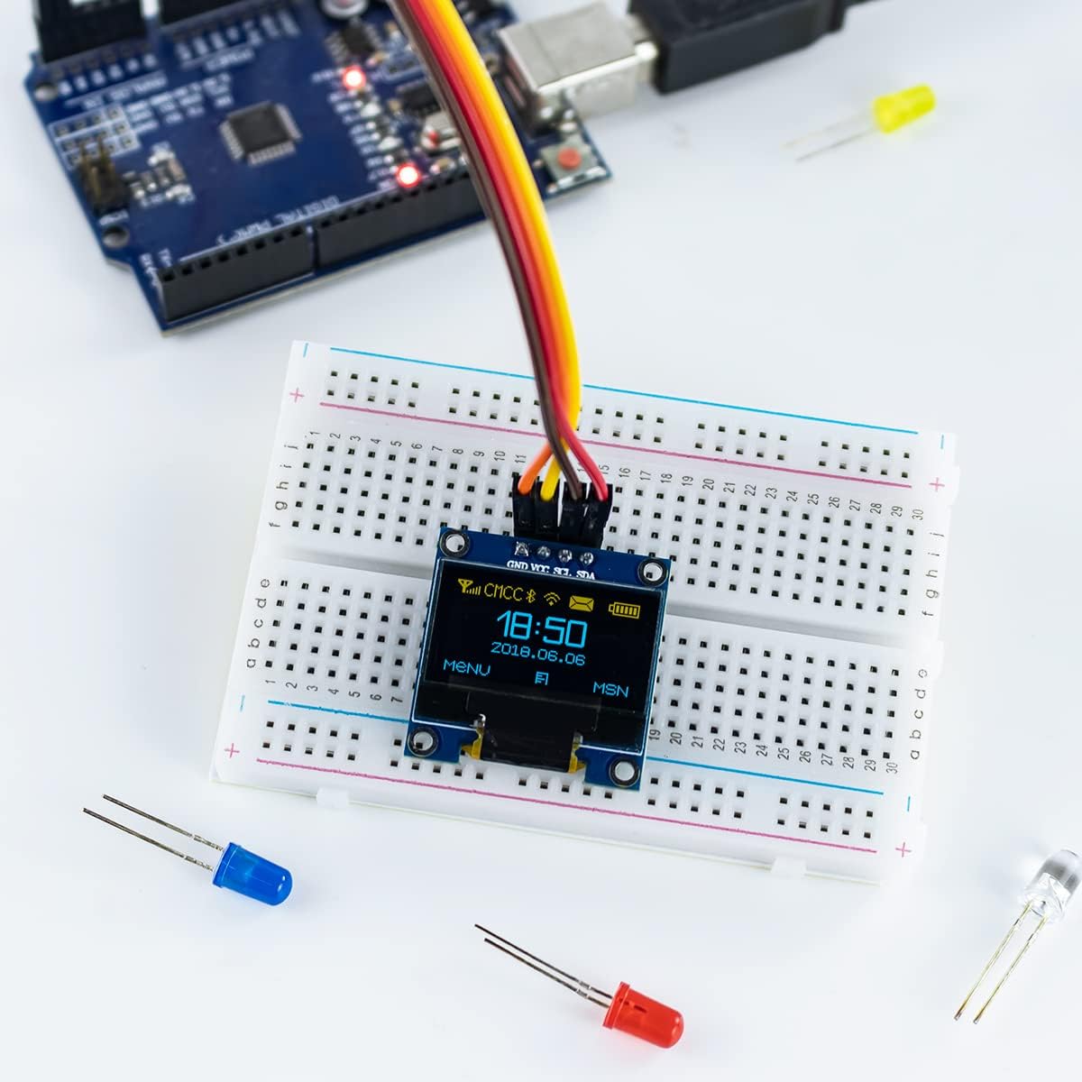 5 Pcs 0.96 Inch OLED I2C IIC D - Ssd1306 review and price