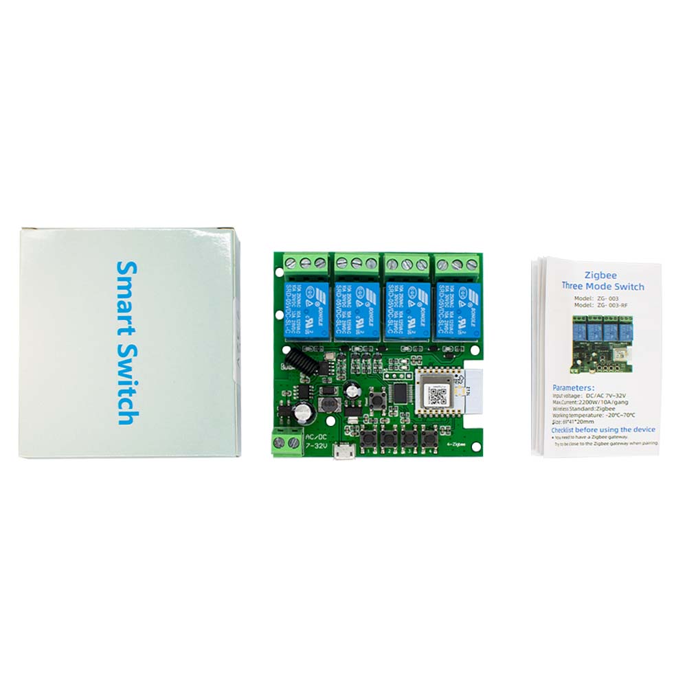 4CH Zigbee 3.0 Smart Home Rela - Relay Module 4 Channel review and price