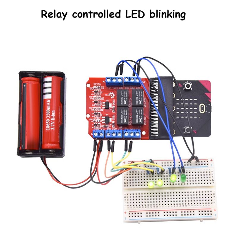 A64I Microbit 4 Channel Relay  - Relay Module 4 Channel review and price