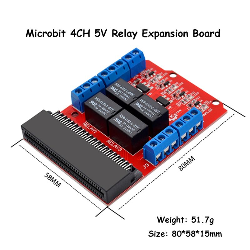 A64I Microbit 4 Channel Relay  - Relay Module 4 Channel review and price