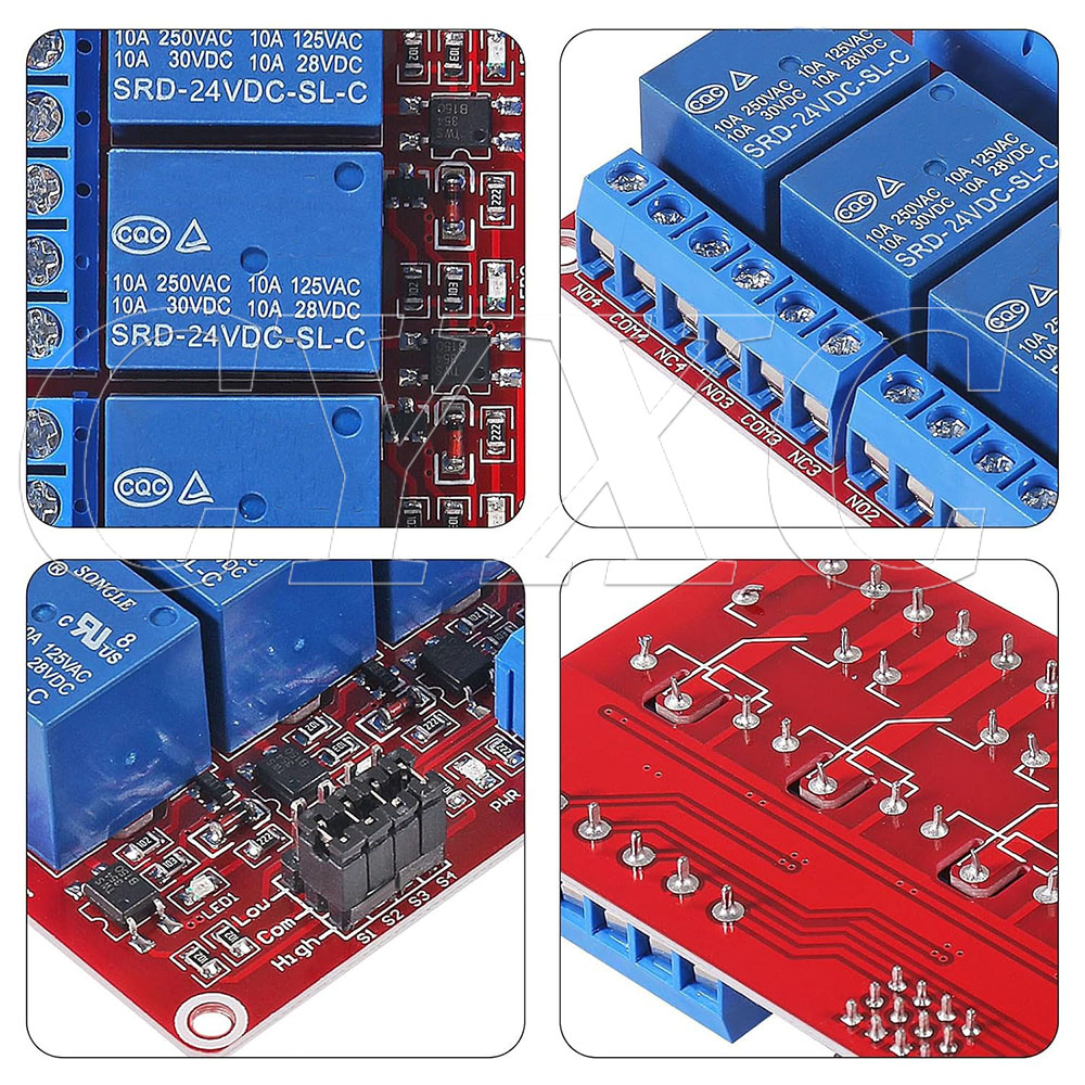 4 Channel 5V 12V 24V Relay Mod - Relay Module 4 Channel review and price