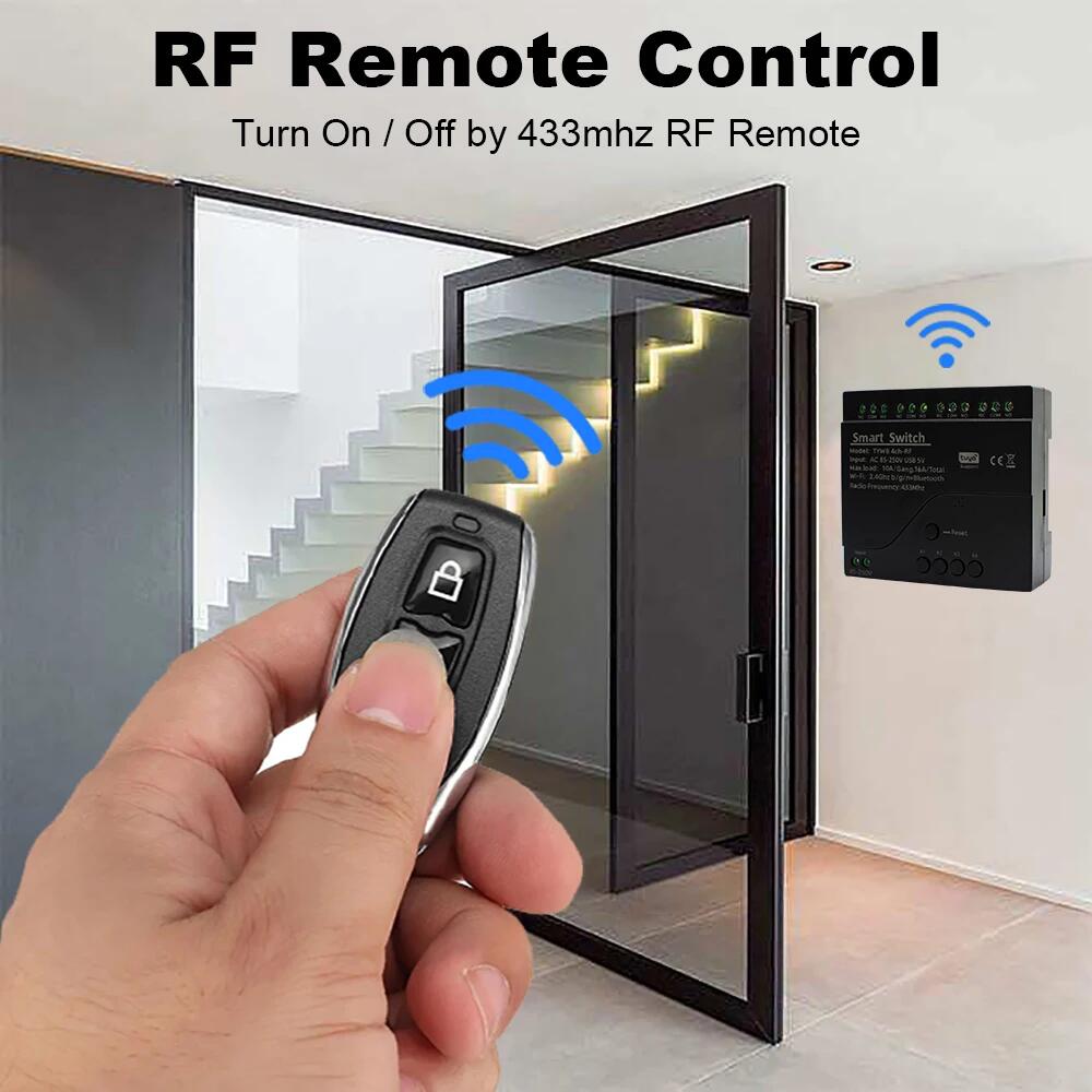 Black Style Tuya 4CH Wifi Smar - Relay Module 4 Channel review and price