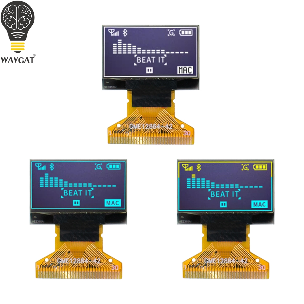 WAVGAT 0.96 inch White Blue Ye - Ssd1306 review and price