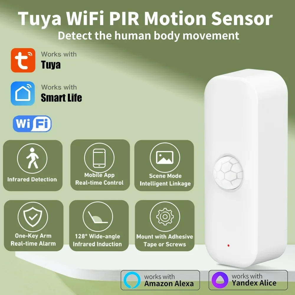 Tuya WiFI Motion Sensor PIR Sm - Pir Motion Sensor review and price