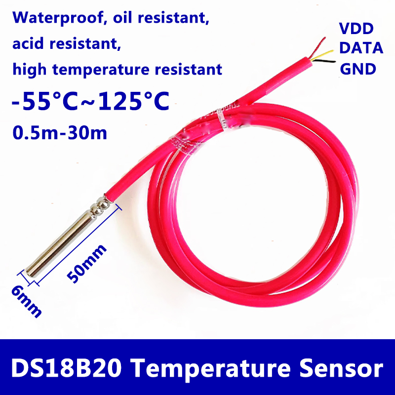 DS18B20 Waterproof Digital Tem - Ds18B20 review and price